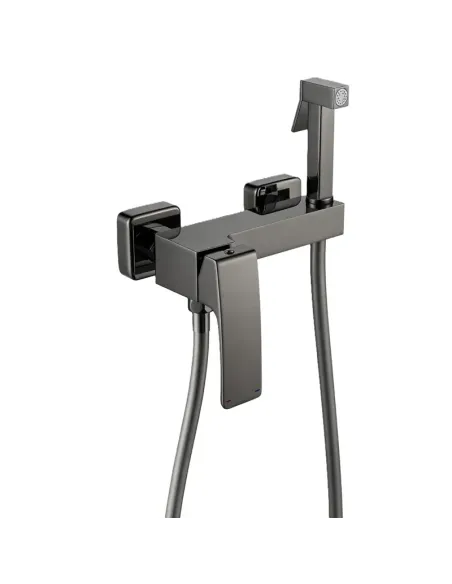 Смеситель для биде Koer KB-24037-07 KR6006 с гигиеническим душем, графит