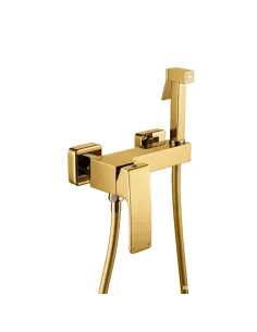 Смеситель для биде Koer KB-24037-12 KR6007 с гигиеническим душем, золото
