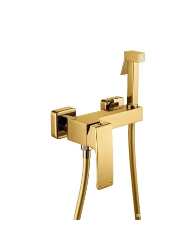Смеситель для биде Koer KB-24037-12 KR6007 с гигиеническим душем, золото
