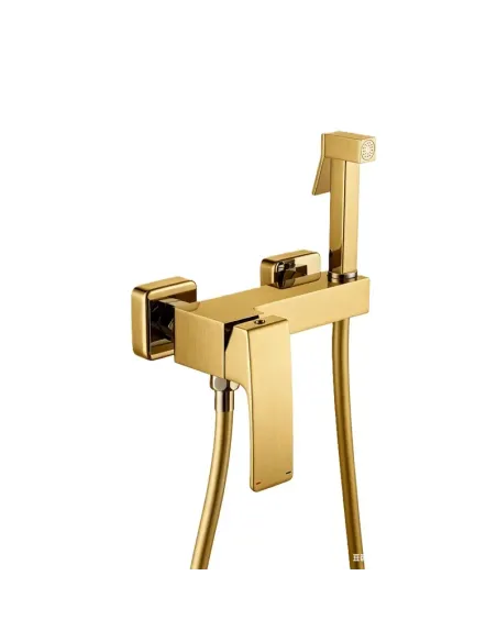 Смеситель для биде Koer KB-24037-12 KR6007 с гигиеническим душем, золото