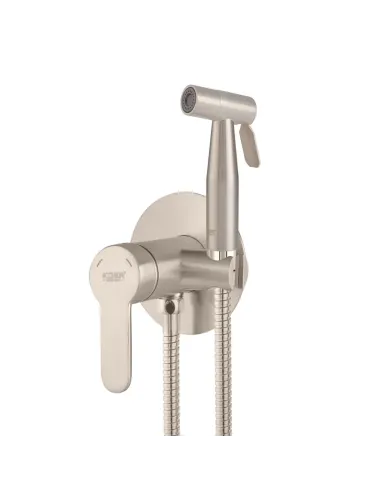 Смеситель для биде Koer KI-23016-02 KR4793 с гигиеническим душем, нержавеющая сталь