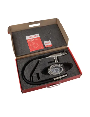 Смеситель для кухни с гибким изливом Koer KI-70026-02 KR5209, черный гофроизлив