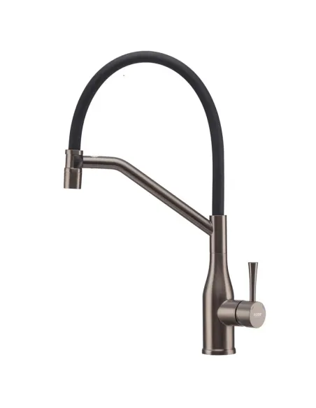 Смеситель для кухни с гибким изливом Koer KI-70033-07 KR5818, черный гофроизлив