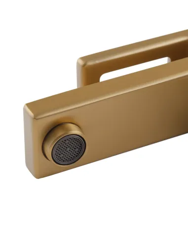 Змішувач для умивальника Koer KB-10009-12 KR5977, одноважільний, золото