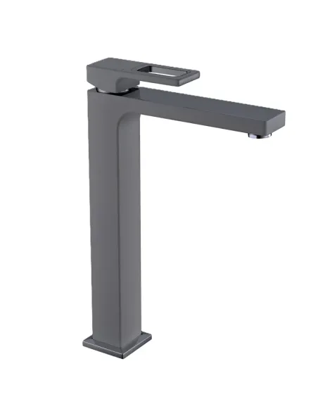 Смеситель для умывальника Koer KB-11009-07 KR5978, однорычажный, графит, высокий
