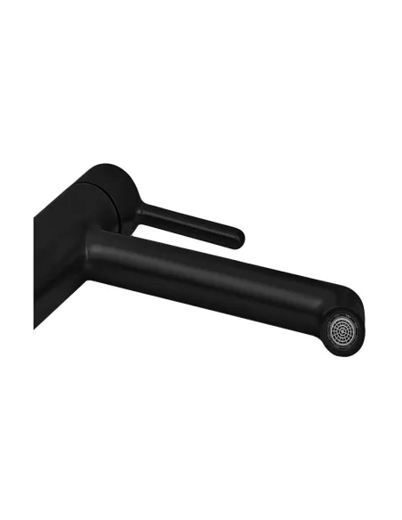 Смеситель для умывальника Koer KB-11029-05 KR5488, однорычажный, черный, высокий
