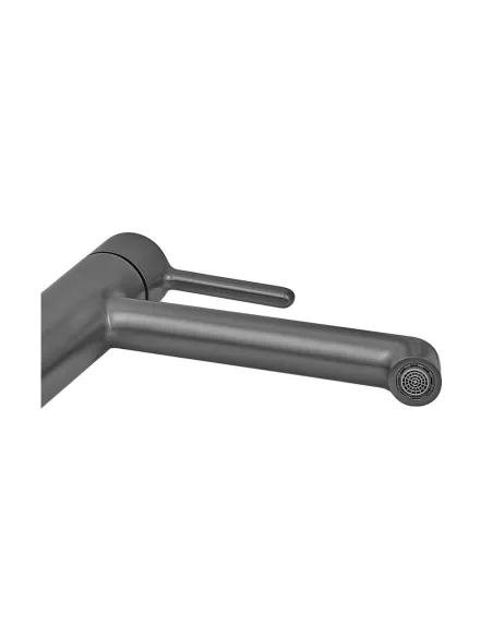 Смеситель для умывальника Koer KB-11029-07 KR5496, однорычажный, графит, высокий