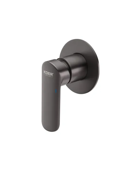 Змішувач для умивальника Koer KB-16028-07 KR5300 графіт, прихованого монтажу