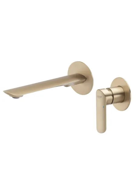 Змішувач для умивальника Koer KB-16028-12 KR5299 золото прихованого монтажу