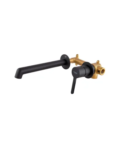 Смеситель для умывальника Koer KB-16029-05 KR5489 черный, скрытого монтажа