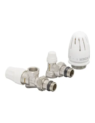 Комплект термостатический для радиатора Koer SET-13 - 1/2x1/2 дюйма, осевой