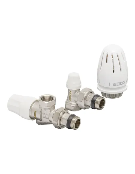 Комплект термостатический для радиатора Koer SET-13 - 1/2x1/2 дюйма, осевой