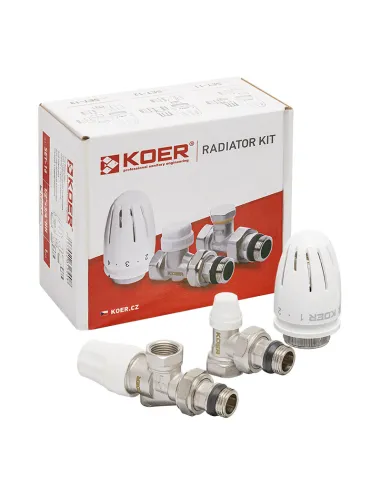 Комплект термостатический для радиатора Koer SET-13 - 1/2x1/2 дюйма, осевой