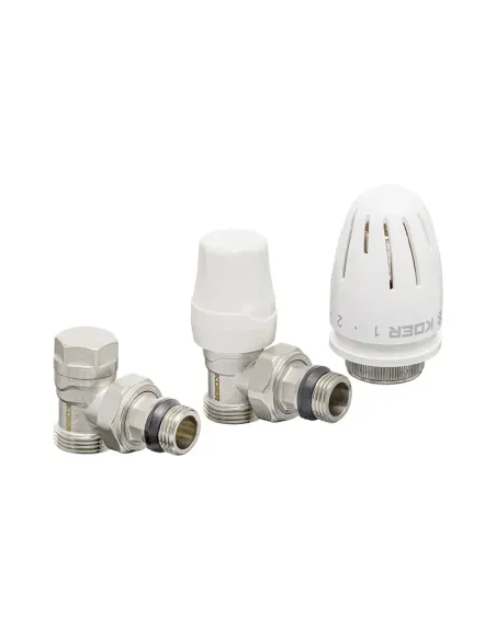 Комплект термостатический для радиатора Koer SET-14 - 1/2x3/4 дюйма, угловой