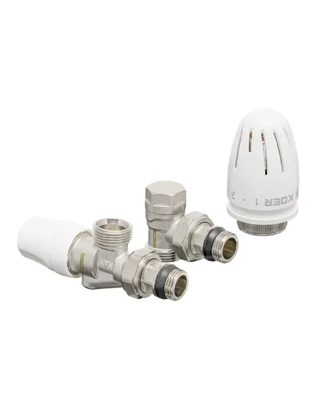 Комплект термостатичний для радіатора Koer SET-16 - 1/2x3/4 дюйма, осьовий