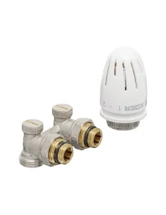 Комплект термостатический для радиатора Koer SET-21 - 1/2x3/4 дюйма, угловой