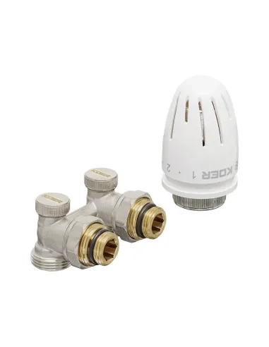 Комплект термостатический для радиатора Koer SET-21 - 1/2x3/4 дюйма, угловой