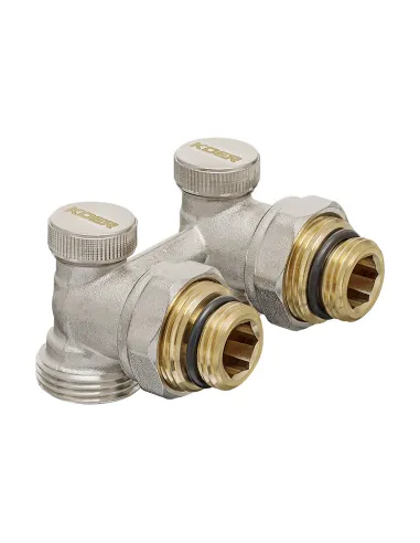 Комплект термостатический для радиатора Koer SET-21 - 1/2x3/4 дюйма, угловой