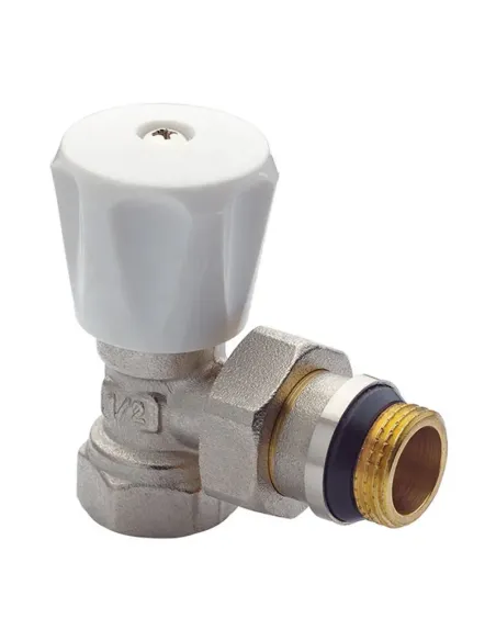 Кран для радиатора Koer KR.901-Gi 1/2 дюйма угловой с антипротечкой