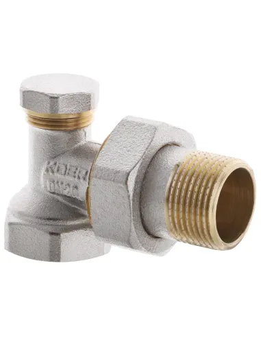 Кран для радиатора Koer KR.902 3/4 дюйма, угловой