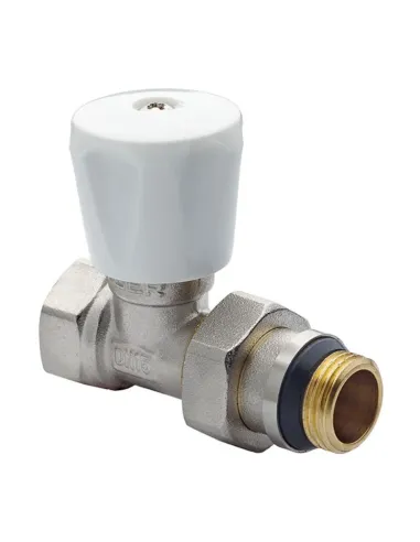 Кран для радиатора Koer KR.903-Gi 1/2 дюйма, прямой с антипротечкой