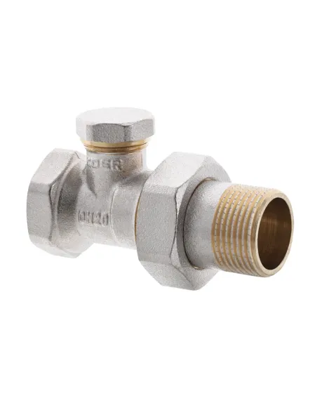 Кран для радіатора Koer KR.904 3/4 дюйми, прямий