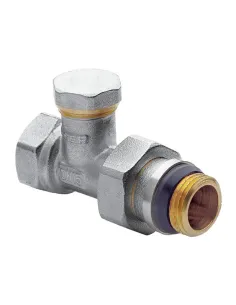 Кран для радиатора Koer KR.904-Gi 1/2 дюйма прямой с антипротечкой