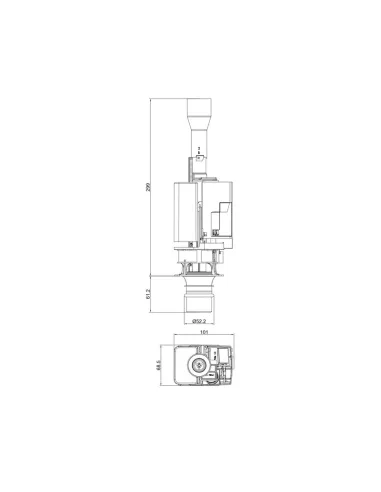 Сливной клапан для инсталяции Koer KT-1201 KR5645