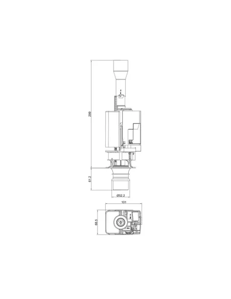 Сливной клапан для инсталяции Koer KT-1201 KR5645
