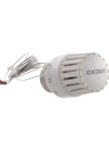 Термоголовка Koer KR.1333 - M30x1.5 для радіатора, з виносним датчиком