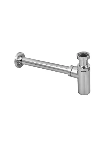Сифон для умивальника Koer BT-01-01 без випуску, 1 1/4 дюйма, хром