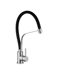 Смеситель для кухни Kroner KRP Edelstahl Klassisch - ESG03593BLK, с гибким изливом