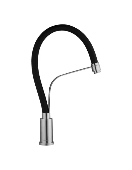 Смеситель для кухни Kroner KRP Edelstahl Klassisch - ESG03593BLK, с гибким изливом