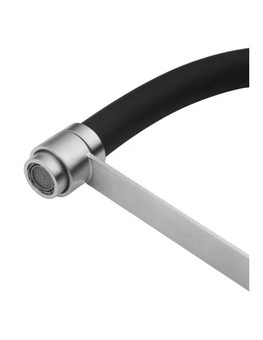 Змішувач для кухні Kroner KRP Edelstahl Klassisch - ESG03593BLK, з гнучким виливом