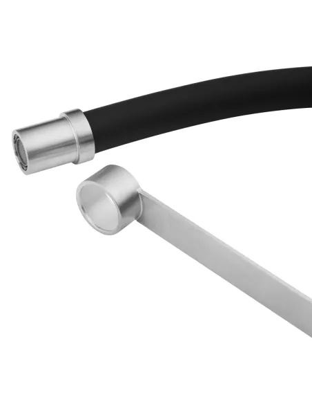 Смеситель для кухни Kroner KRP Edelstahl Klassisch - ESG03593BLK, с гибким изливом