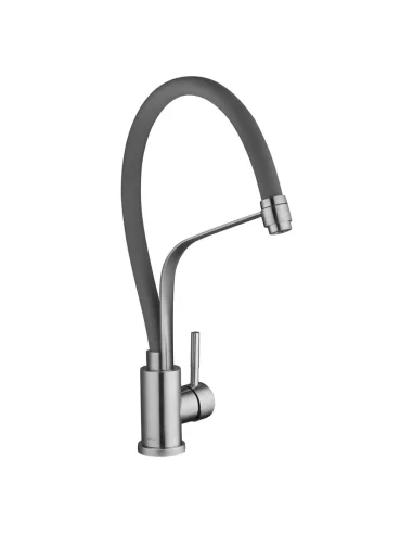 Смеситель для кухни Kroner KRP Edelstahl Klassisch - ESG03593GRA, с гибким изливом