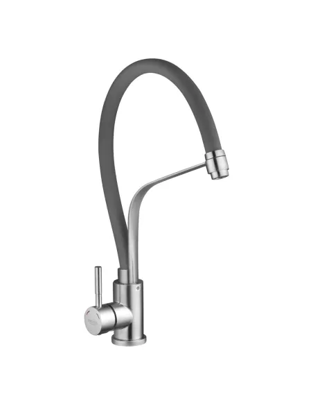 Смеситель для кухни Kroner KRP Edelstahl Klassisch - ESG03593GRA, с гибким изливом