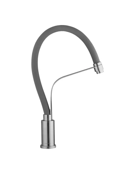 Смеситель для кухни Kroner KRP Edelstahl Klassisch - ESG03593GRA, с гибким изливом