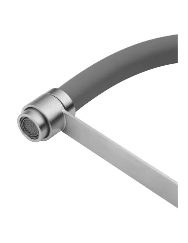 Смеситель для кухни Kroner KRP Edelstahl Klassisch - ESG03593GRA, с гибким изливом