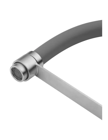 Смеситель для кухни Kroner KRP Edelstahl Klassisch - ESG03593GRA, с гибким изливом