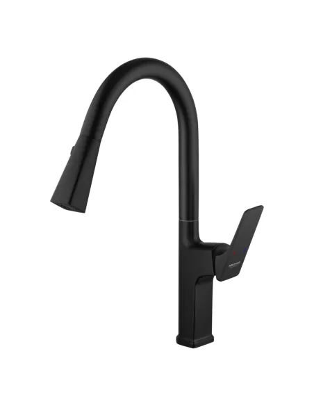 Смеситель для кухни Kroner KRP Vog - SCH030-T, 2 режима работы, выдвижной излив