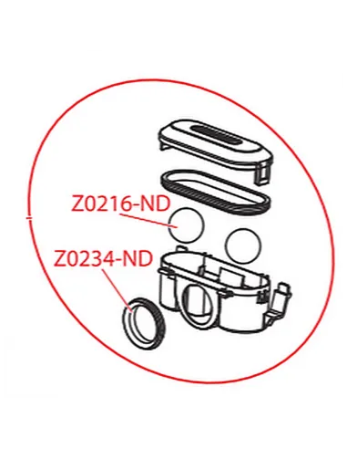 Гідрозатвор сухий Alcaplast P065 (P065-ND) для каналізаційного трапу
