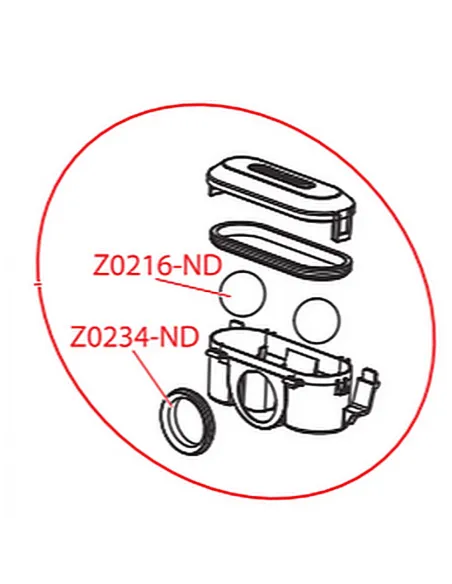 Гідрозатвор сухий Alcaplast P065 (P065-ND) для каналізаційного трапу