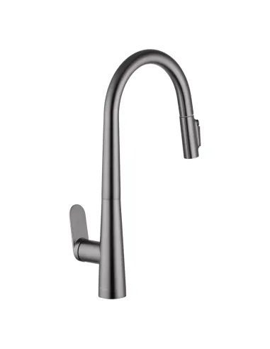 Смеситель для кухни Kroner Element 211569-5301, с подключением к фильтру, выдвижной излив