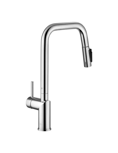Смеситель для кухни Kroner Element 296569B-0101, с подключением к фильтру, выдвижной излив