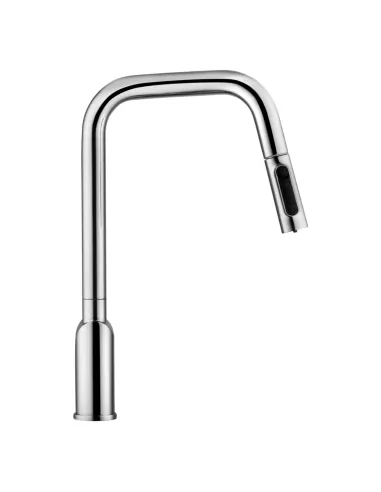 Смеситель для кухни Kroner Element 296569B-0101, с подключением к фильтру, выдвижной излив