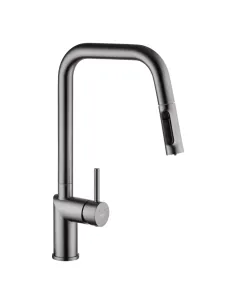 Смеситель для кухни Kroner Element 296569B-5301, с подключением к фильтру, выдвижной излив