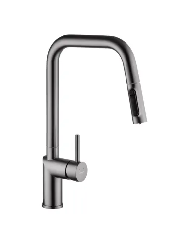 Смеситель для кухни Kroner Element 296569B-5301, с подключением к фильтру, выдвижной излив