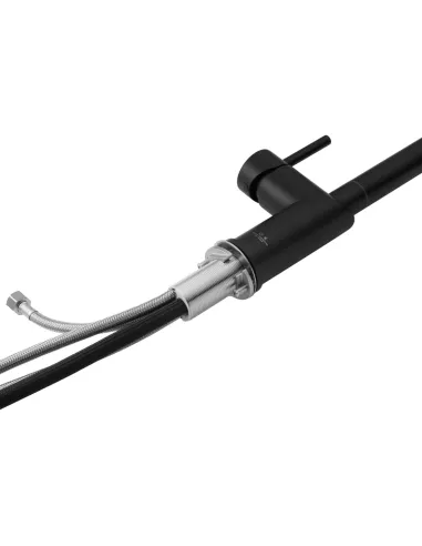 Смеситель для кухни Kroner Element 296569B-3801, с подключением к фильтру, выдвижной излив