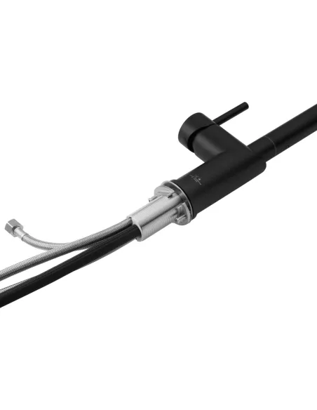 Смеситель для кухни Kroner Element 296569B-3801, с подключением к фильтру, выдвижной излив
